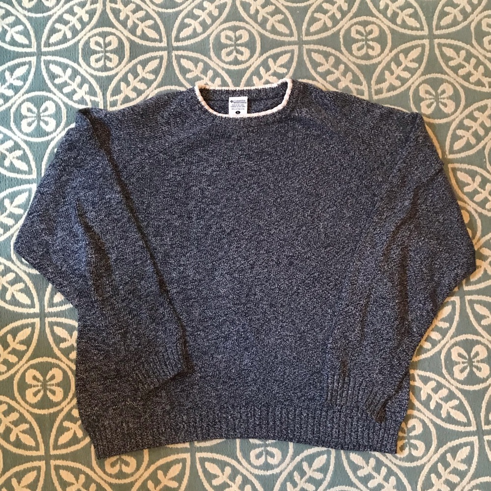 Blue Columbia sweater